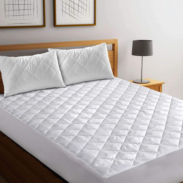 copy of waterproof quilted mattress protectors fitted grey