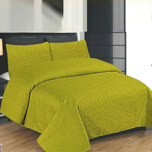 Microfiber Bedspread Solid Color Quilted Bedspread