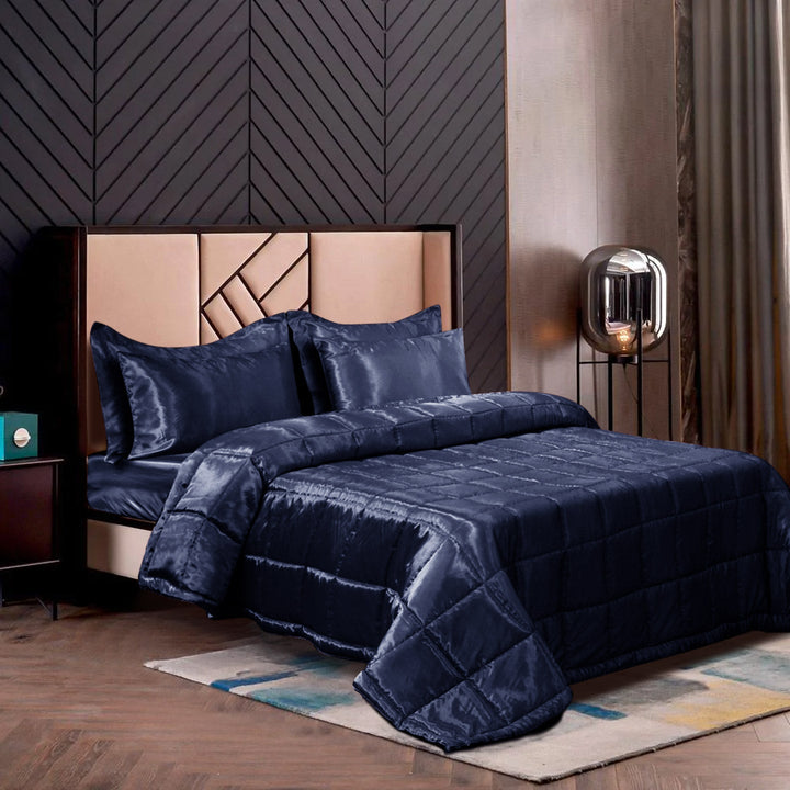 sateen silk bedspreads sets