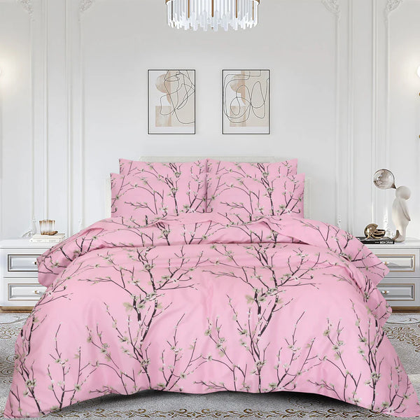 Floral Pink-Bed Set