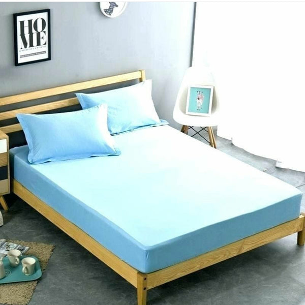 Fitted sheet (Sky Blue)