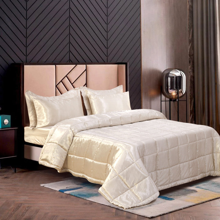 sateen silk bedspreads sets