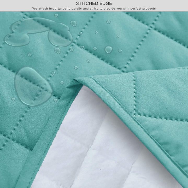 l shape waterproof ultrasonic quilted sofa cover