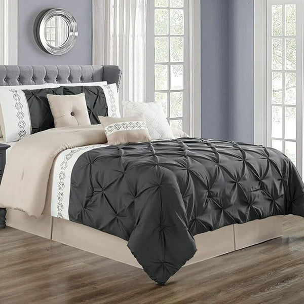 Luxury Pintuck with Printed Patch Duvet- 11.11 Special