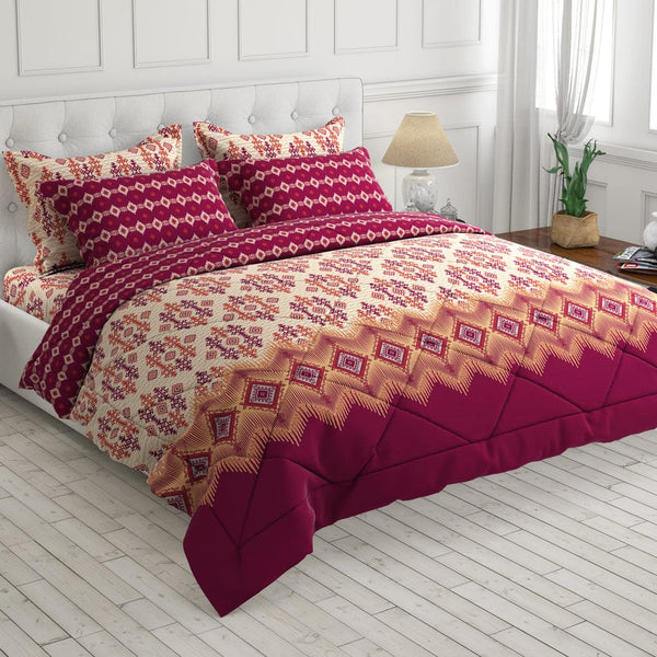 7 Pcs Summer comforter Set Mh - 734 - The Thready