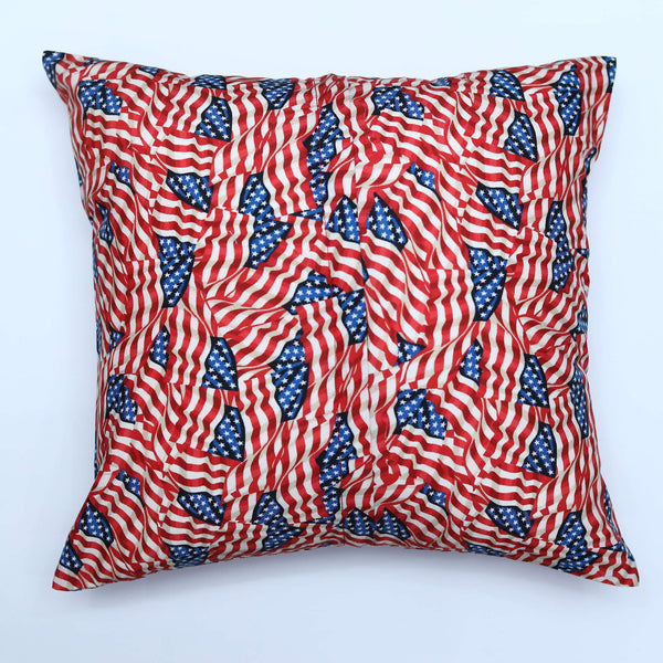 American Flag Zip Cushion Cover