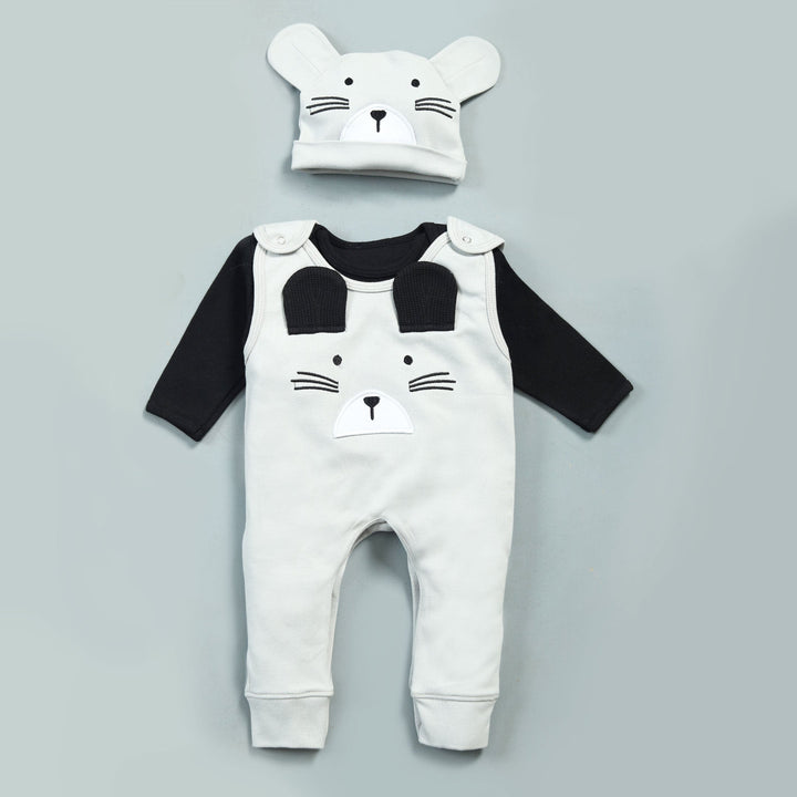 baby bear ear romper