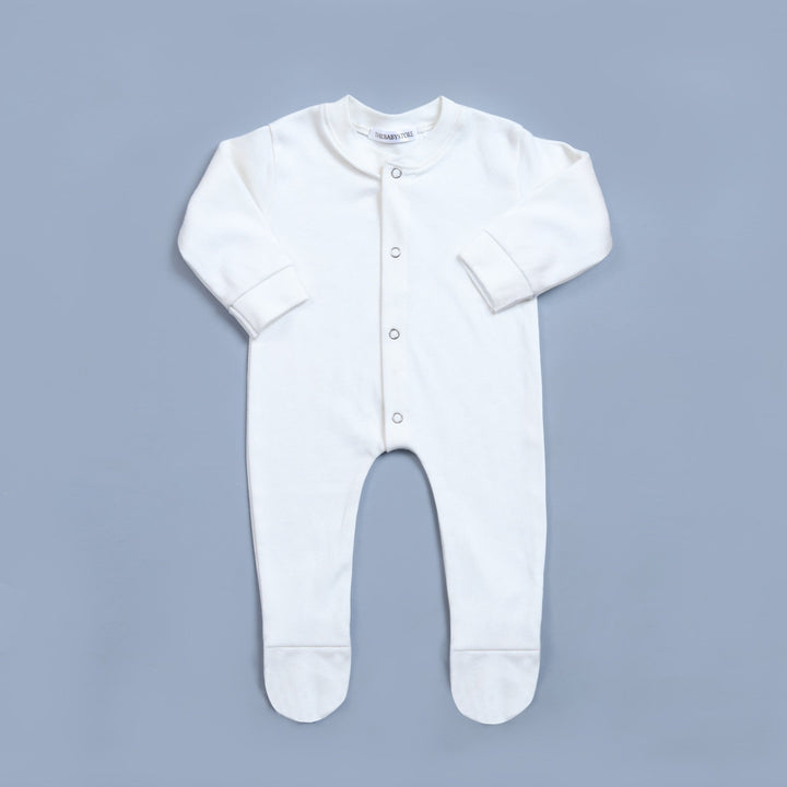 simple style solid color baby romper