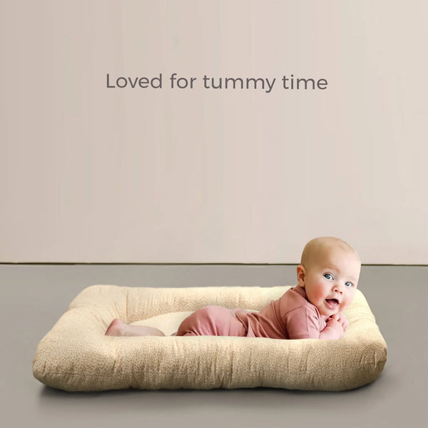 Beige Dots Baby Snuggle Mattress