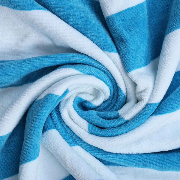 Sky Blue Striped Baby Towels