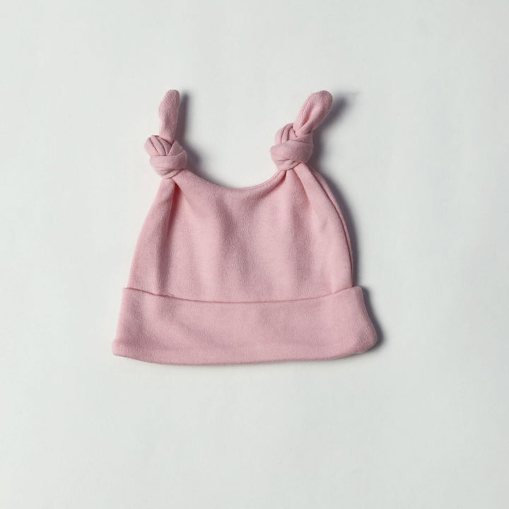 double knotted baby caps