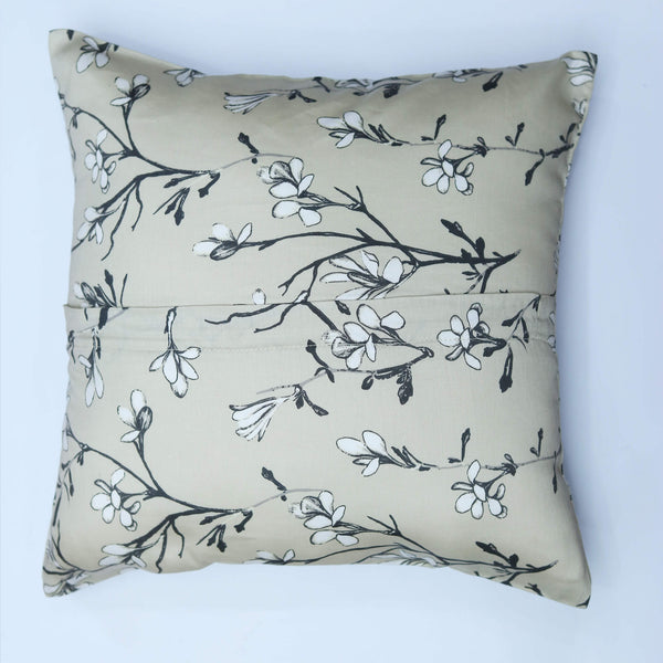 Jasmine's Garden Sateen Zip Cushion Cover