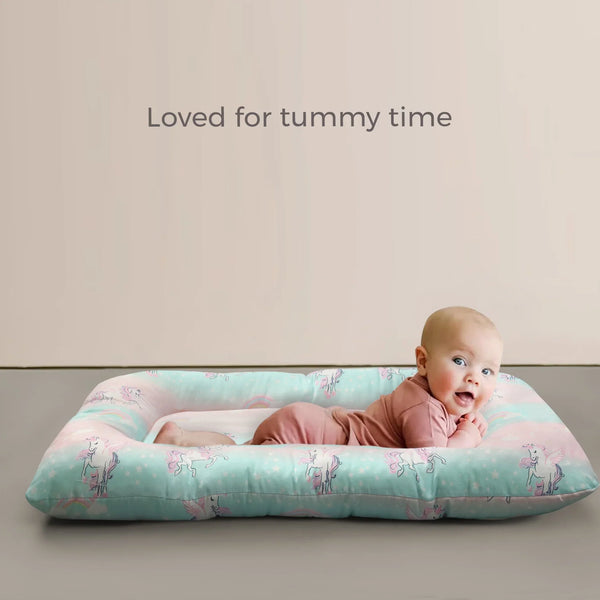 Pastel Unicorns Baby Snuggle Mattress