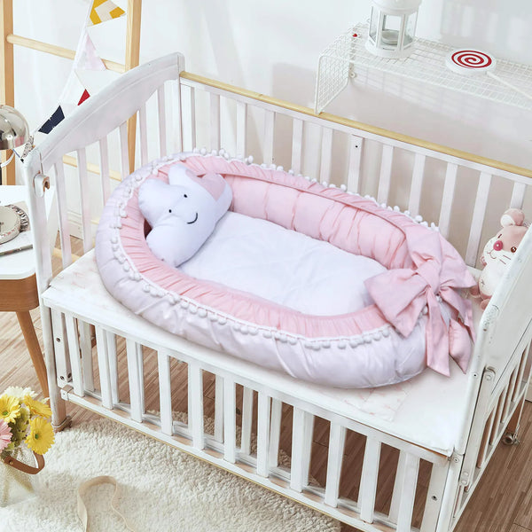Pink Cloud Baby Snuggle Bed