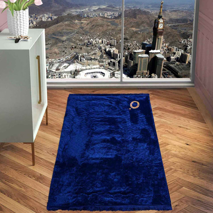 luxury crushed velvet prayer mat