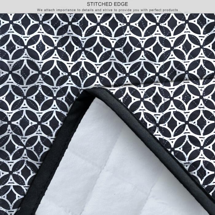 l shape waterproof ultrasonic quilted sofa cover