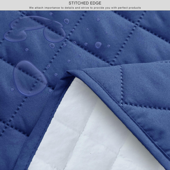 l shape waterproof ultrasonic quilted sofa cover