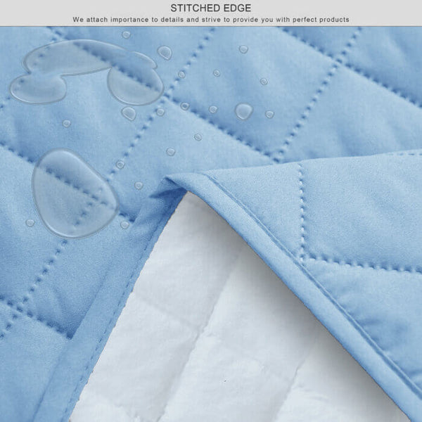 Kids Waterproof Mattress Protector Fitted Sky