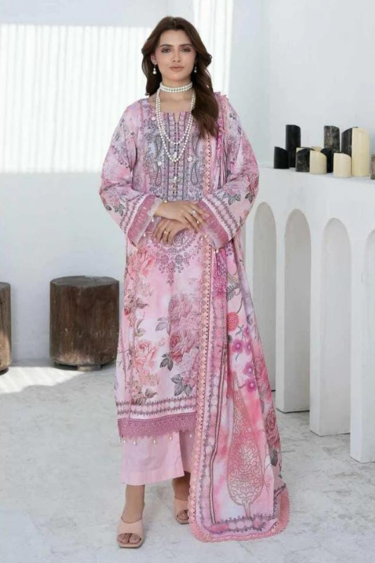 Blushing Bloom Lawn Dress