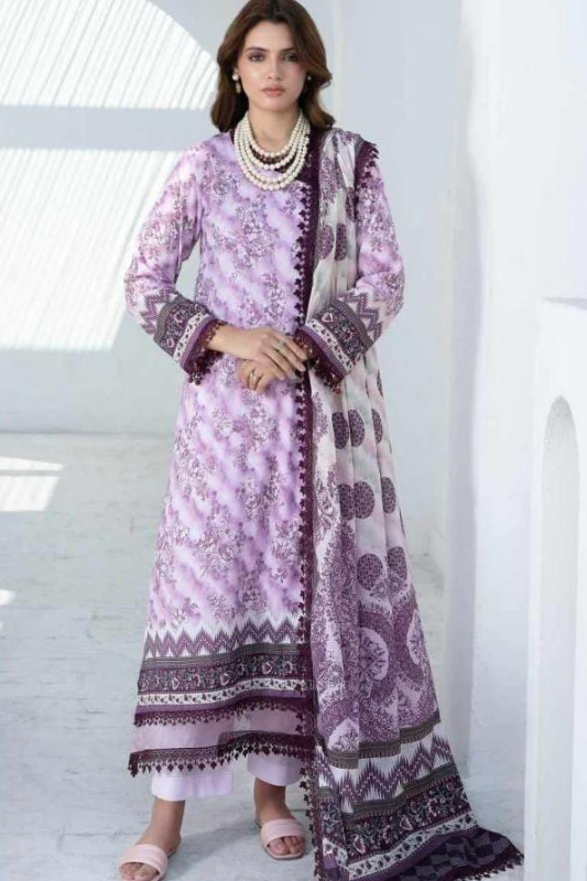 Amethyst Purple Lawn Dress