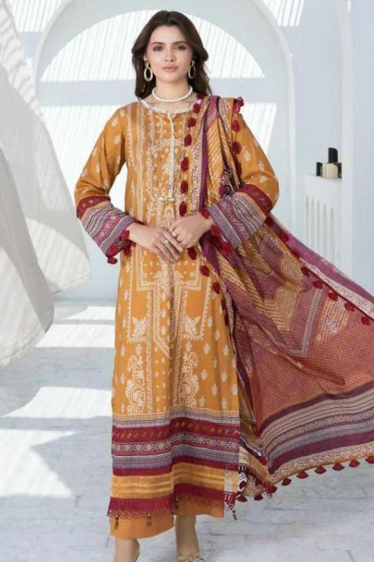 Sunrise Shimmer Lawn Dress