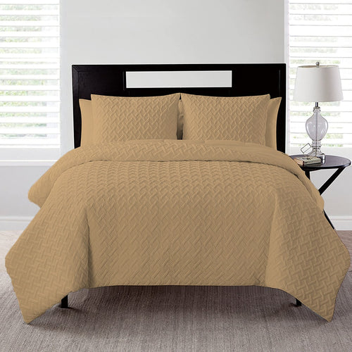 Cross Design Quilted Bedspread