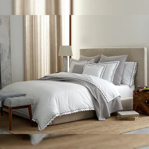 Scalloped Flange Duvet Set