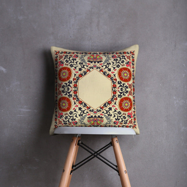 Floral Symmetry - Cushion Cover
