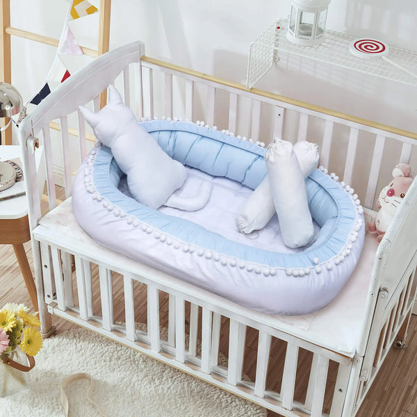 White laced Baby Snuggle Bed