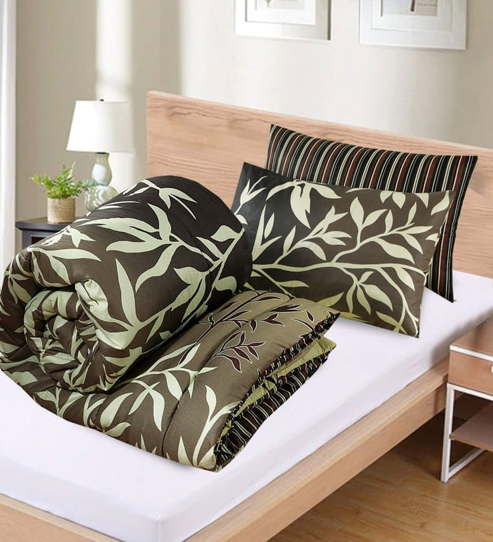 Black Tehni 7pcs Comforter Set A - 150 - The Thready