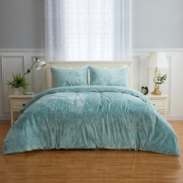 Luxury Velvet Duvet Set (Plain)- 11.11 Special