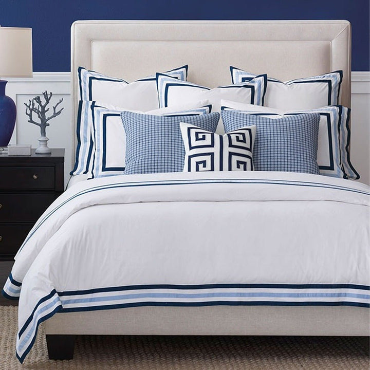Greek with Ribbon Duvet Set - The Thready